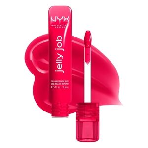 NYX Professional Makeup Jelly Job Lip Gloss, Cherry Jelly, Clear 0.27 fl oz